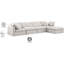 Canapé modulaire en coin 5 pièces Hinami-94482409