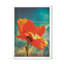 Coquelicot rétro - peinture sur toile-59759068-59759069
