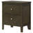 Clement Dark Cocoa 2-drawer Nightstand Bedside Table