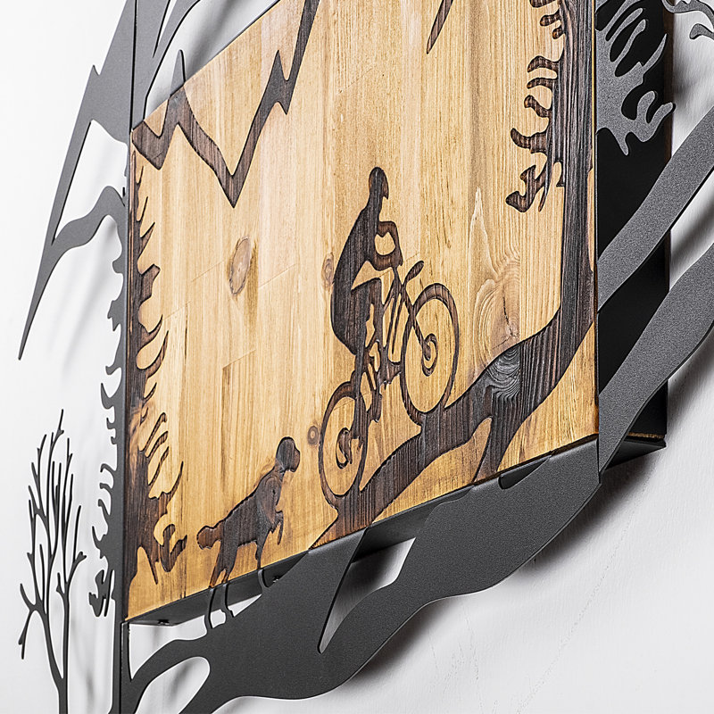 Décoration murale en bois