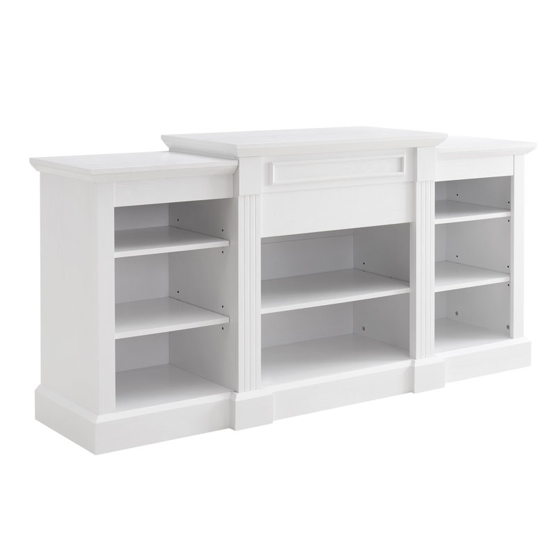 Console multimédia avec grande armoire de rangement