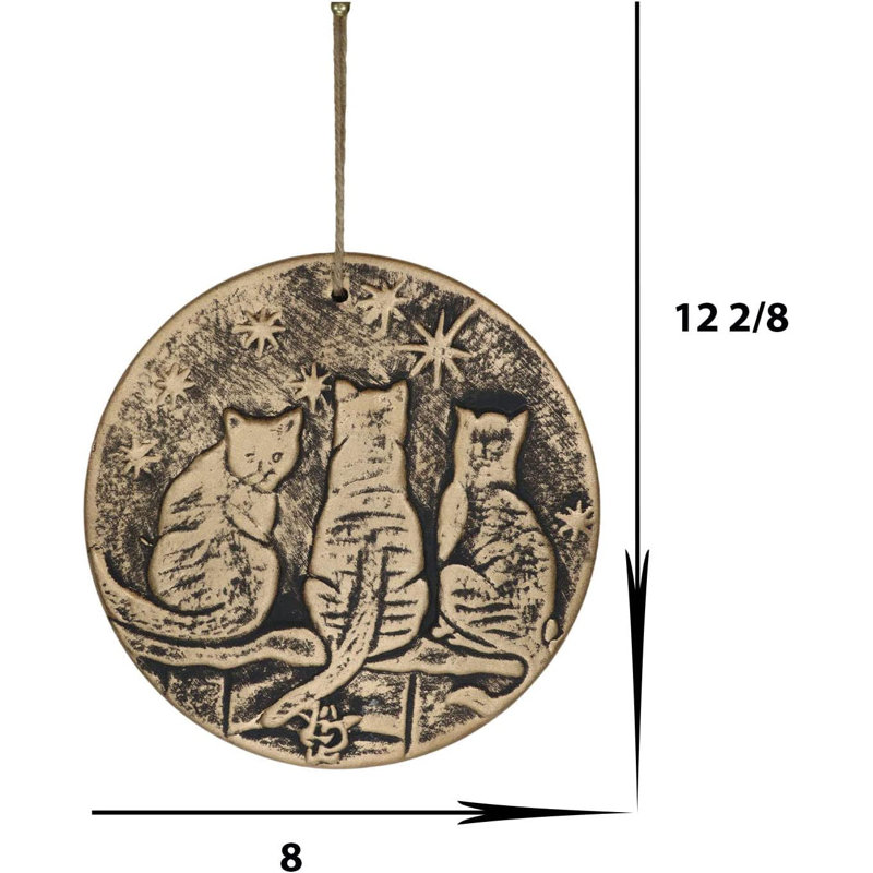Dywane Handmade Traditional People Wall Decor on Terracotta