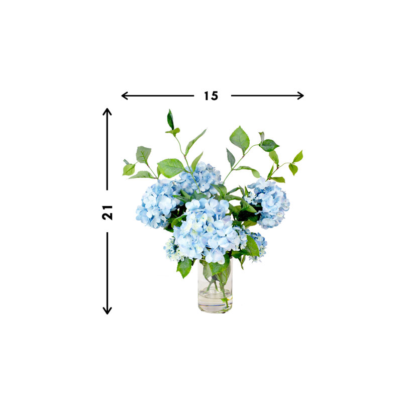 Hydrangea Arrangement in Vase