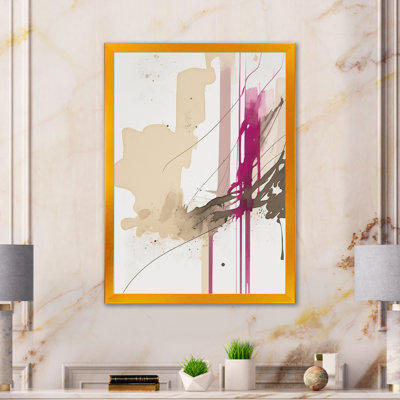 «A Touch of Viva Magenta II», reproduction sur toile