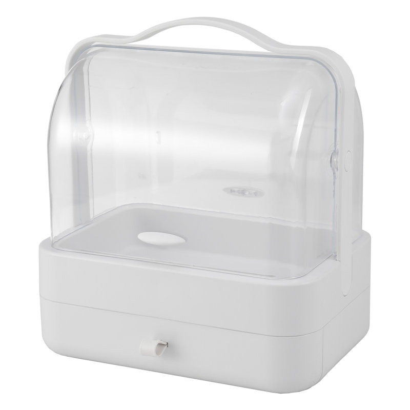 Lillan Plastic 3 Compartment Makeup Organiser
