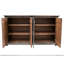 Console en bois massif Cresthire 71 po-821052884