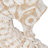 Decorative Resin Seahorse Sculpture Figurine for Home Decor - Unique Statue Accent for Living Room Decorations or Tabletop Styling - 12", White & Brown