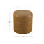 Repose-pieds rond rembourré en cuir Ilithyia-226208756