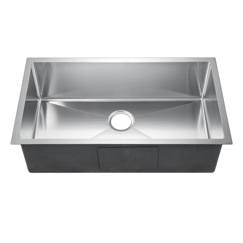 Fabyan 32'' L Single Bowl Stainless Steel Kitchen Sink