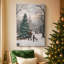 «Candle of Pale Winter Promise» - Toile tendue avec châssis de qualité supérieure-2022666816
