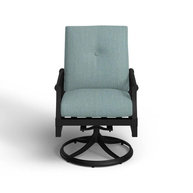 Andover Outdoor Rocker Chair, Canvas Spa Sunbrella® Canvas, Textured Black