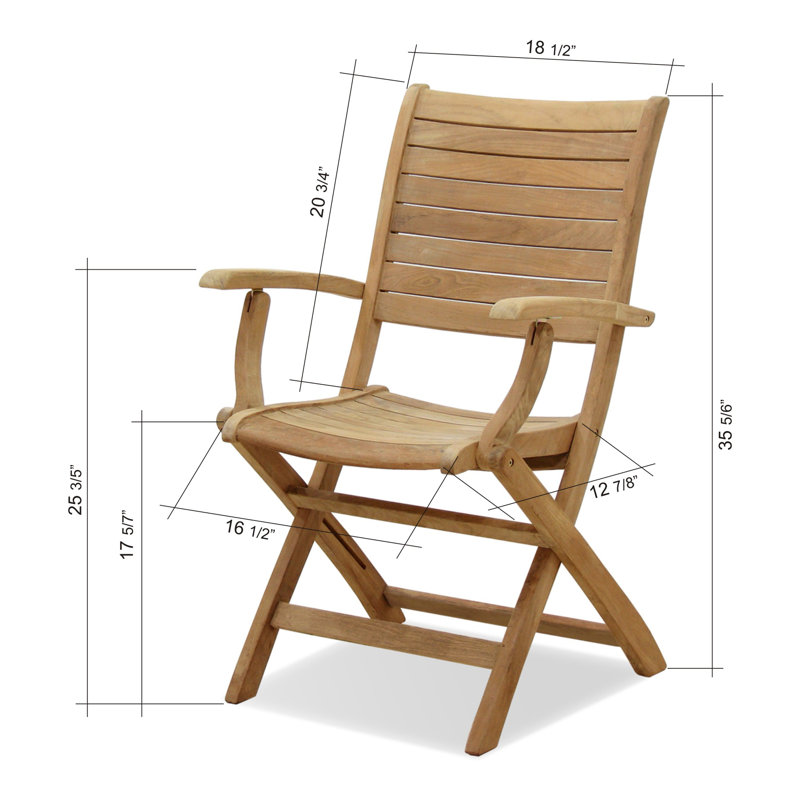 Fauteuil de patio pliable