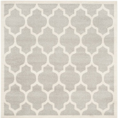 Ammundsen Geometric Light Grey/Beige Area Rug
