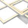 Radium 28-in Integrated LED Rectangular ETL Certified Semi Flush Ceiling Light
