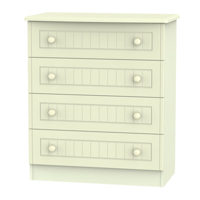 Fully Assembled Saxena 4 Drawer Chest