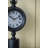 Analogue Electric Tabletop Clock with Alarm in Black