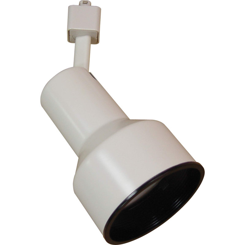  Petite applique sur rail 1 lumière Continental, Blanc, H 4 po x l 8,5 po x P 8,5 po