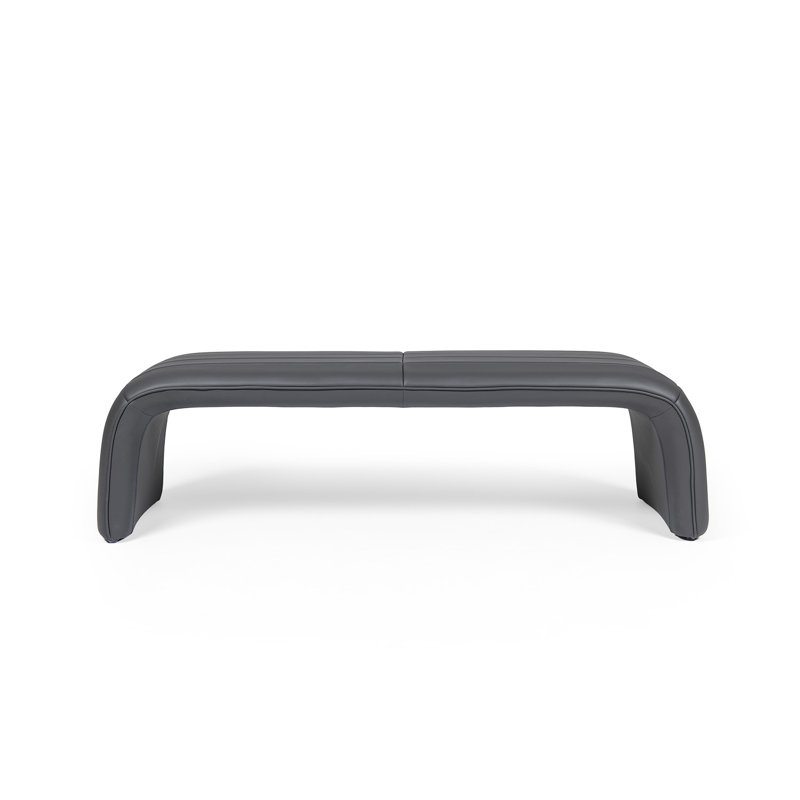 Infinity Modern Upholstered Bench, Brown