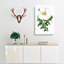 White Mexican Poppy Flower - Wrapped Canvas-55305363