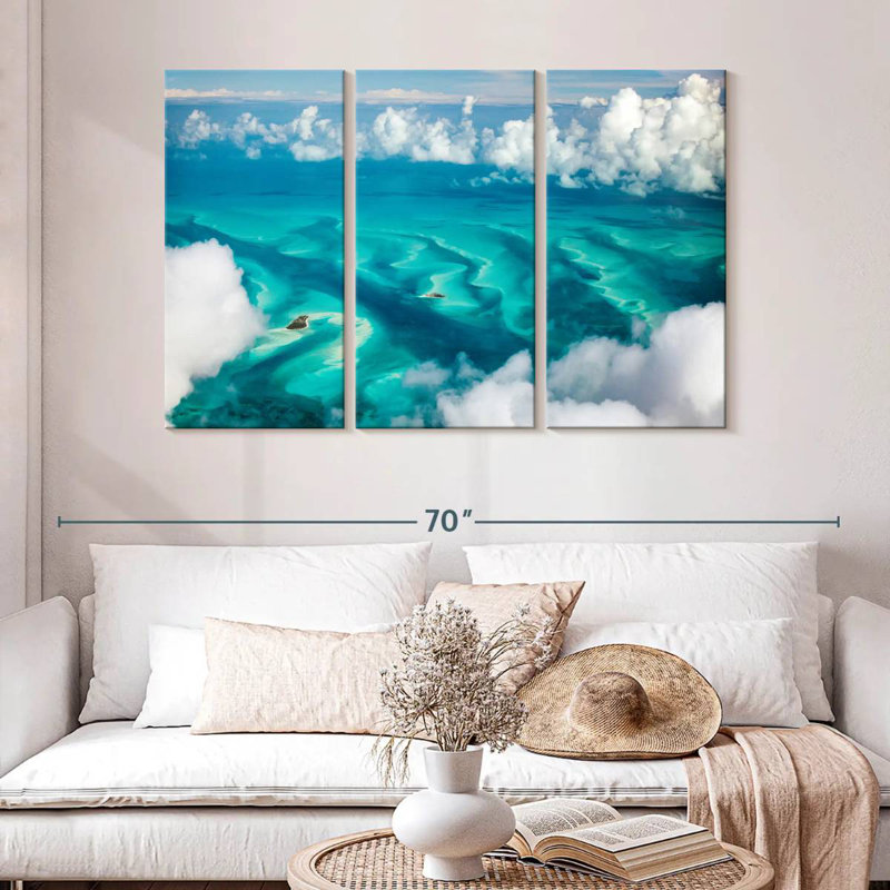 Gillard Bahamas Clouds, 32" H x 50" W