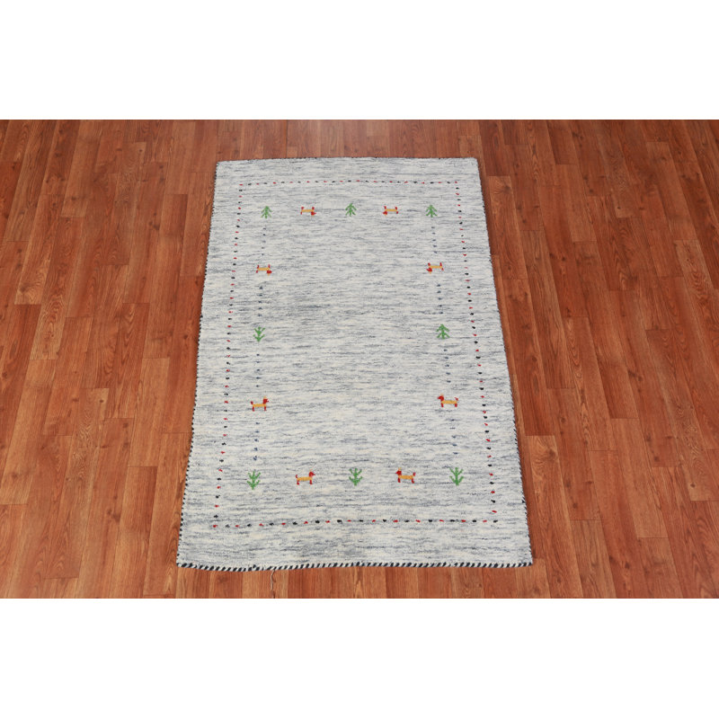 Handmade Gabbeh Indian Rug 3x5