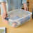 17 Quart Clear Latching Waterproof Stackable Airtight Storage Containers with Durable Latching Lids