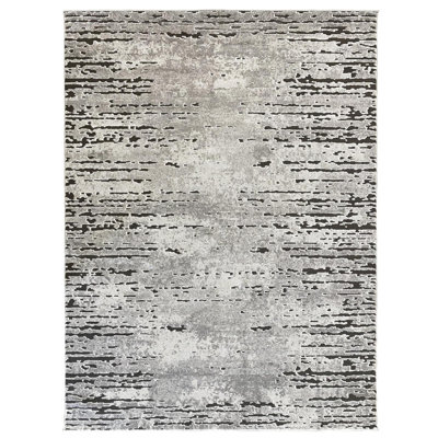 Minimalist Distressed Abstract Area Rug