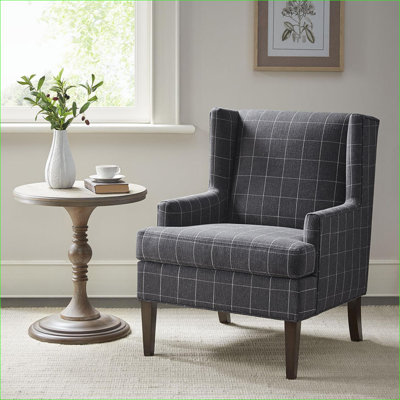 Chaise d'appoint Decker | Fauteuil simple confortable pour la chambre à coucher de salon, taille adulte