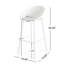 Tabouret de bar Gable (ensemble de 2)-1107005435-1107005433
