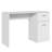 Compact Computer Desk Study Table for Small Spaces Home Office 43 Inch Student Laptop PC Writing Desks with Storage and Drawer, Modern Ergonomic Gaming  Workstation-84973293