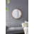 31.5" Round Pine Wood Mirror