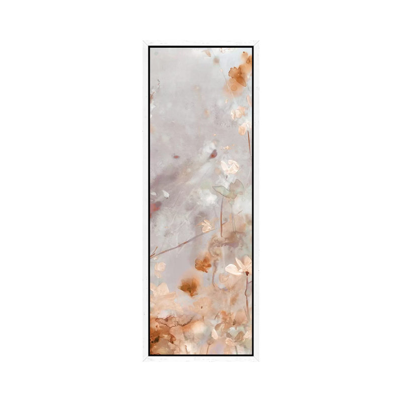 Evening Glow II by Carol Robinson - Panoramic Print on Canvas, White Framed, 30.48 cm H x 91.44 cm W