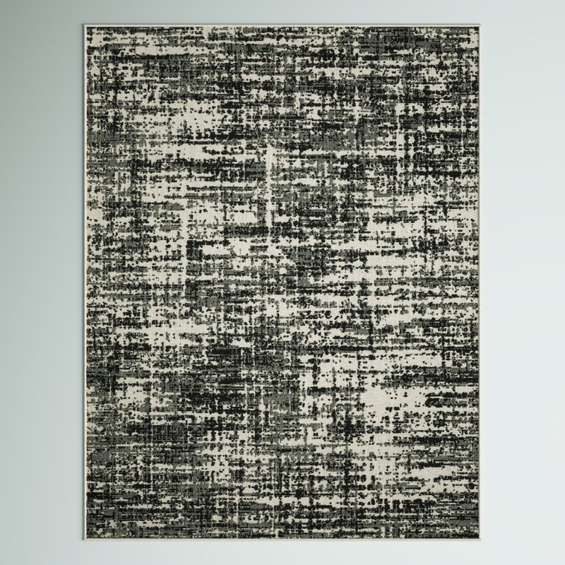 Belden Abstract Indoor / Outdoor Rug, Rectangle 3'3" x 5'