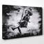 Girl on Swing - Wrapped Canvas-35548670