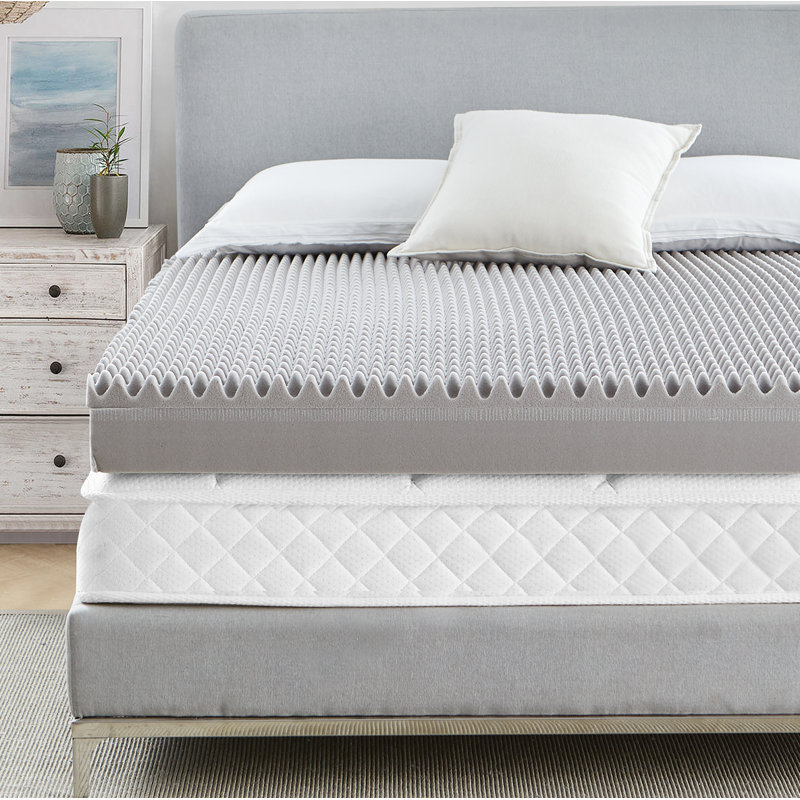 Clairview Extra-long Twin 6'' Memory Foam Mattress Topper, Twin XL