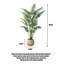 Pot d'intérieur tournesol artificiel vert Bionic