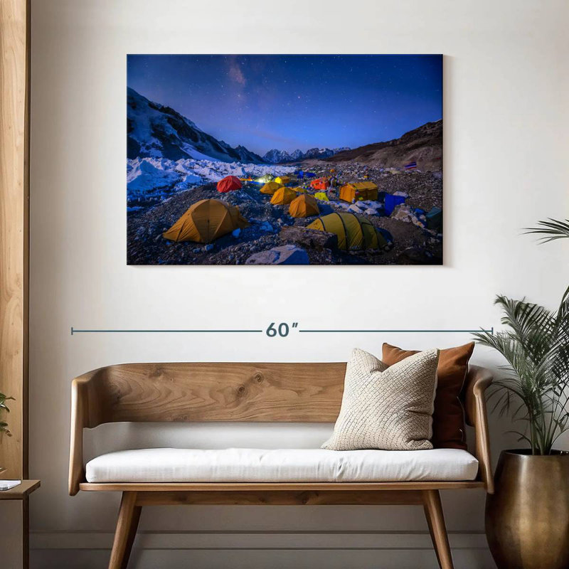 Senne Base Camp In Everest, 30" H x 45" W