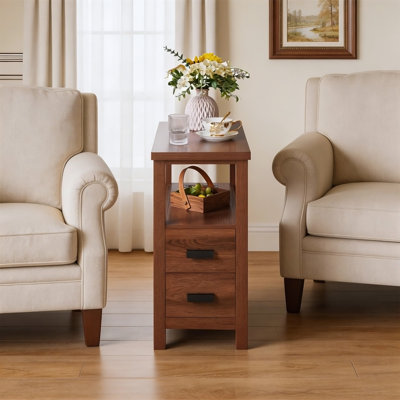 End Table with Charging Station