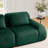 114" Flannel L-Shaped Modular Sectional With Ottoman-873230048