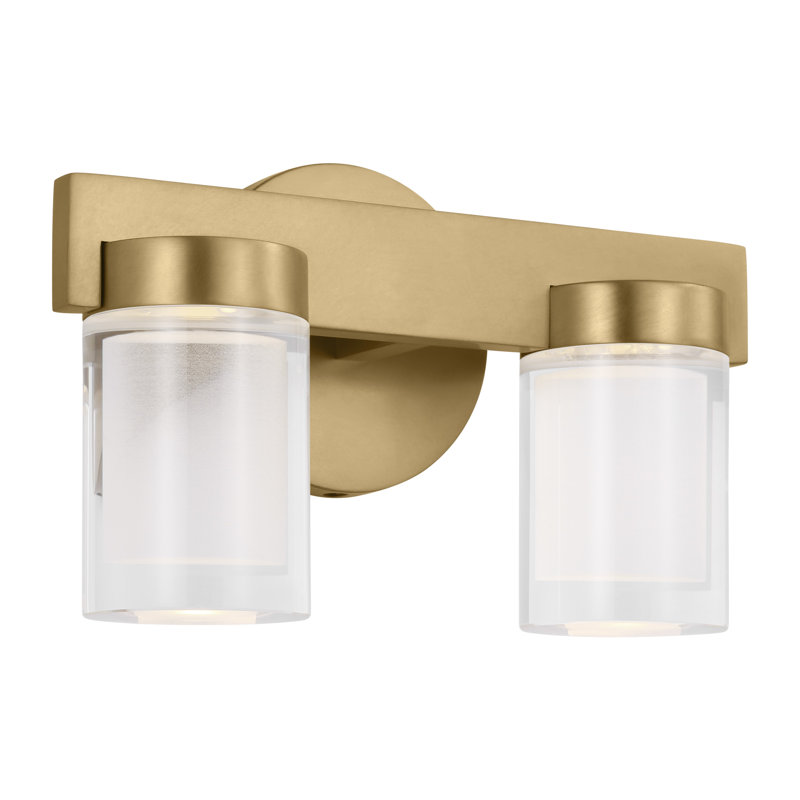 Esfera 2 - Light LED Vanity Light, Natural Brass