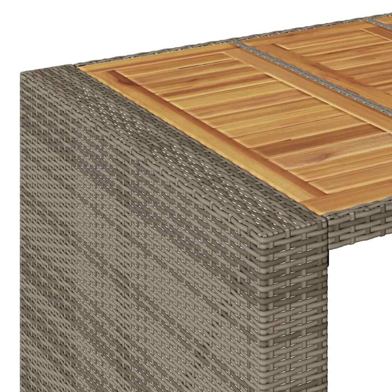 Brayden Studio Bar Set with Wicker/Rattan Frame