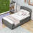 Divyansh Twin Size 2 Drawers Platform Bed with Headboard-299397484