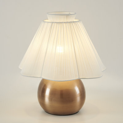 Aged Brass Table Lamp