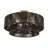 Aurea 4 Light Antique Brass Extra Large Semi-flush
