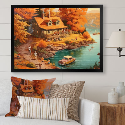 «Rixt Summer Vaccation At The Cottage II», reproduction sur toile