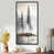 Black Floater Framed