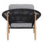 Chaise longue d'extérieur en osier de style Papasan, osier avec coussin, ensemble de 2-1900805115-1900805109
