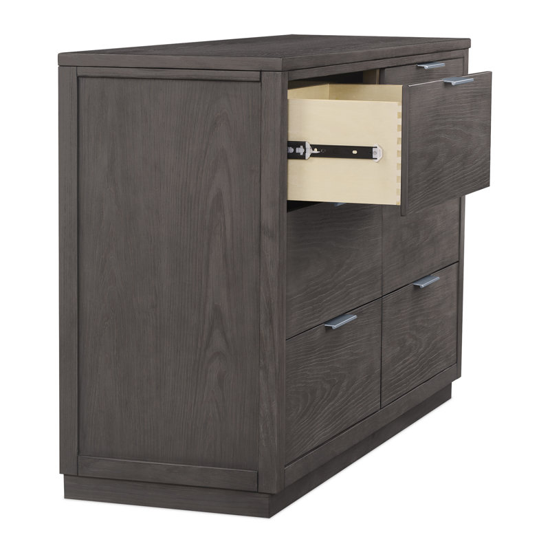 Delta Children Forever 6 Drawer Dresser - Naturals Collection, Gray/Silver