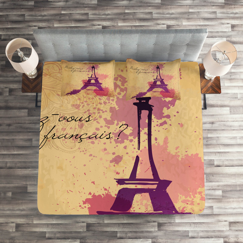 Eiffel Tower Eclectic Coverlet