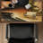 Park bench by fall - 15.75"x31.50" Desk mat